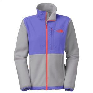 Gray North Face Denali Jacket